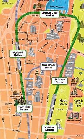 Airport Link Stops - Australia